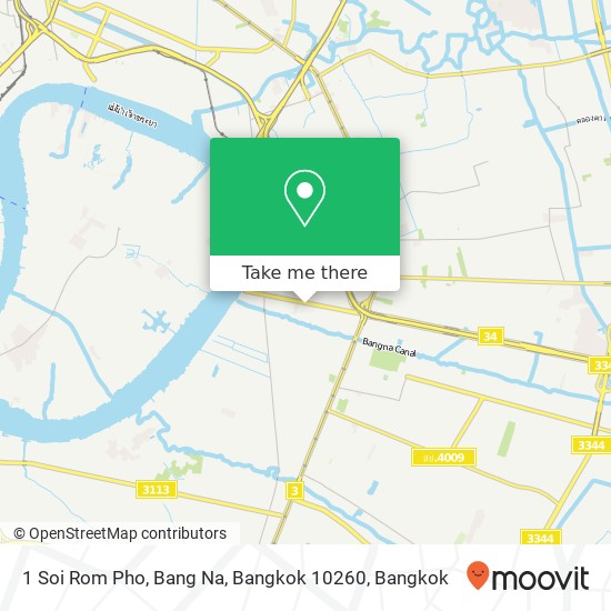 1 Soi Rom Pho, Bang Na, Bangkok 10260 map