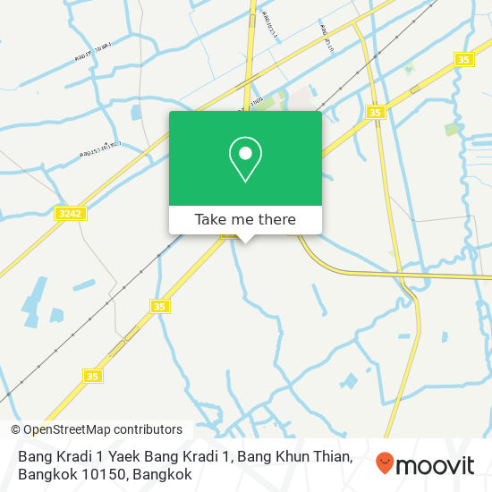 Bang Kradi 1 Yaek Bang Kradi 1, Bang Khun Thian, Bangkok 10150 map