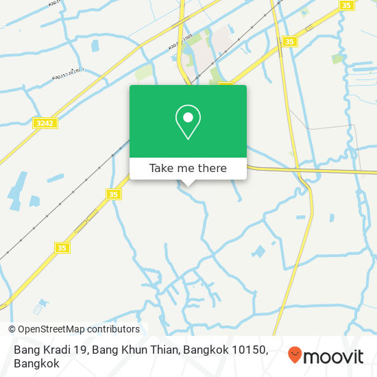 Bang Kradi 19, Bang Khun Thian, Bangkok 10150 map