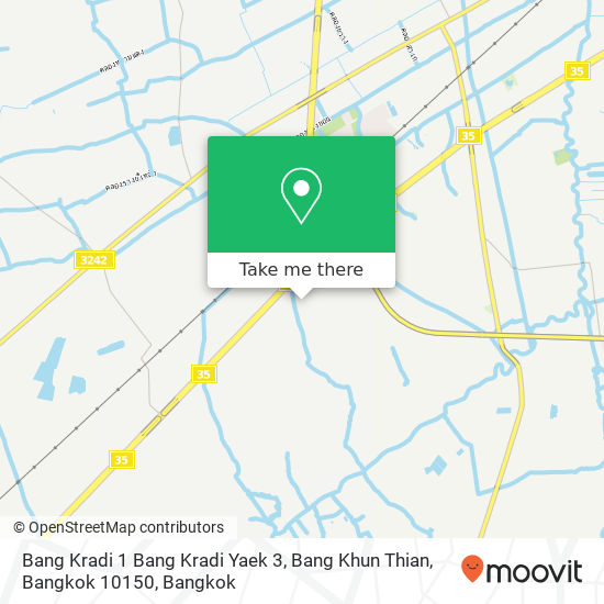 Bang Kradi 1 Bang Kradi Yaek 3, Bang Khun Thian, Bangkok 10150 map