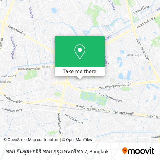 ซอย กันซุสซอลีรี ซอย กรุงเทพกรีฑา 7 map