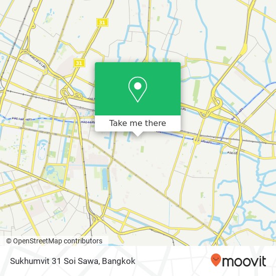 Sukhumvit 31 Soi Sawa map