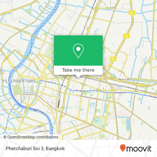 Phetchaburi Soi 3 map