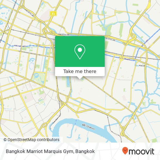 Bangkok Marriot Marquis Gym map