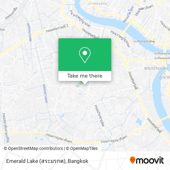 Emerald Lake (สระมรกต) map
