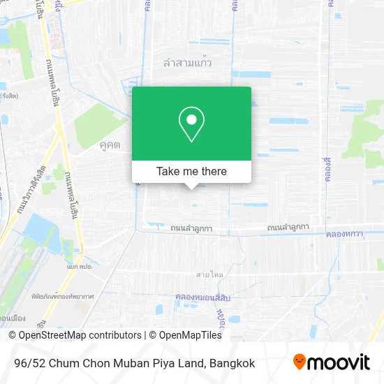 96 / 52 Chum Chon Muban Piya Land map