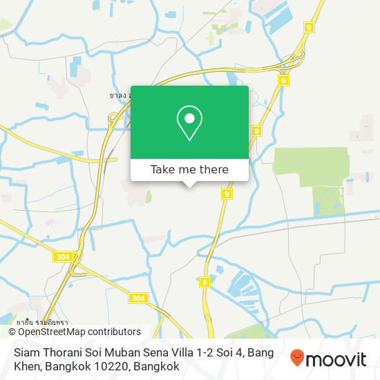 Siam Thorani Soi Muban Sena Villa 1-2 Soi 4, Bang Khen, Bangkok 10220 map