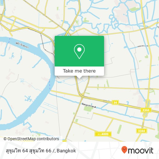 สุขุมวิท 64 สุขุมวิท 66 / map