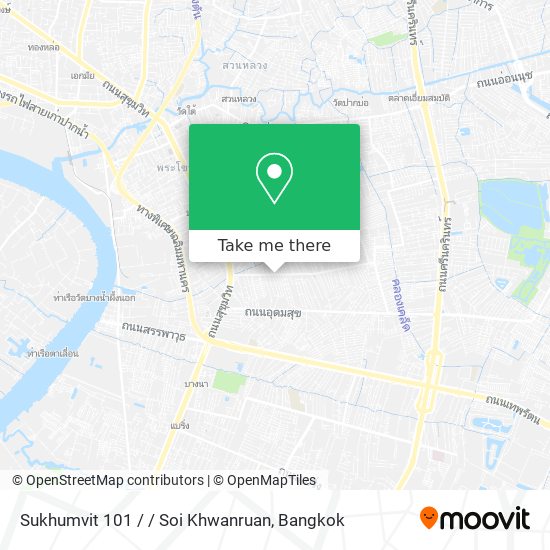 Sukhumvit 101 / / Soi Khwanruan map