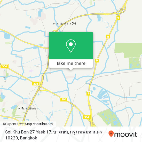 Soi Khu Bon 27 Yaek 17, บางเขน, กรุงเทพมหานคร 10220 map