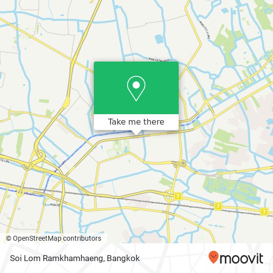 Soi Lom Ramkhamhaeng map