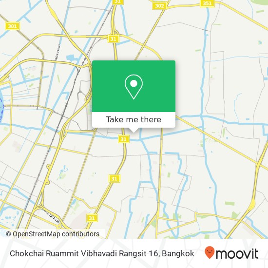 Chokchai Ruammit Vibhavadi Rangsit 16 map