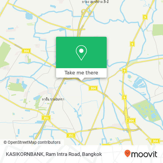 KASIKORNBANK, Ram Intra Road map