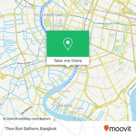 Thon Buri Sathorn map