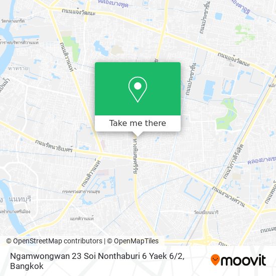 Ngamwongwan 23 Soi Nonthaburi 6 Yaek 6 / 2 map