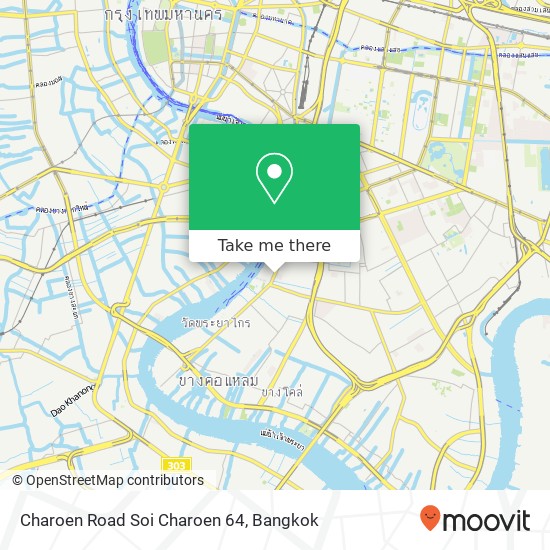 Charoen Road Soi Charoen 64 map