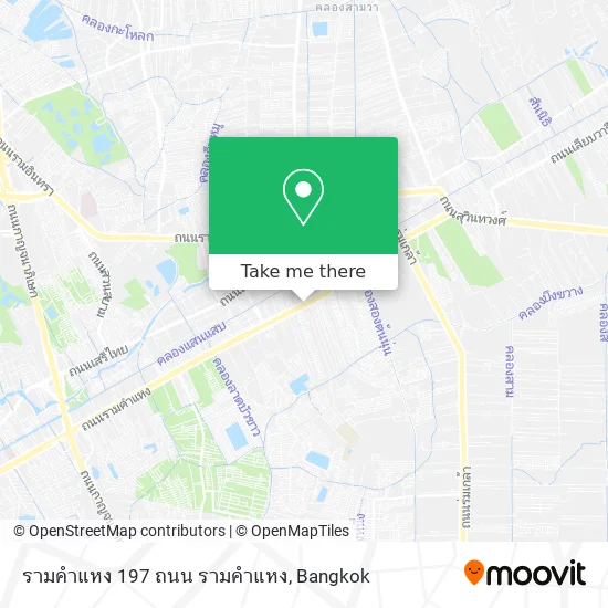 รามคำแหง 197 ถนน รามคำแหง map