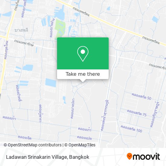 Ladawan Srinakarin Village map