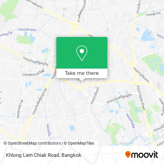 Khlong Lam Chiak Road map
