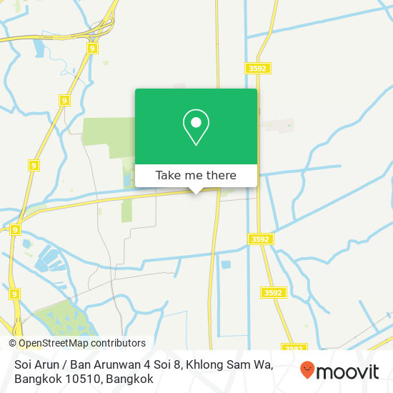 Soi Arun / Ban Arunwan 4 Soi 8, Khlong Sam Wa, Bangkok 10510 map