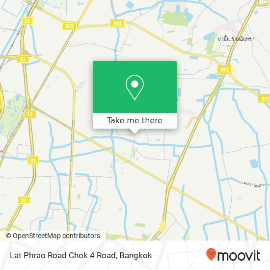 Lat Phrao Road Chok 4 Road map