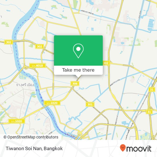 Tiwanon Soi Nan map
