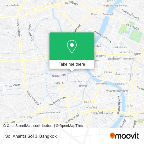 Soi Ananta Soi 3 map