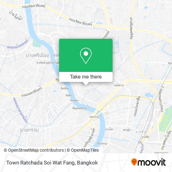 Town Ratchada Soi Wat Fang map