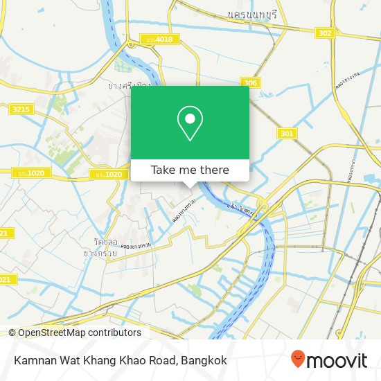 Kamnan Wat Khang Khao Road map