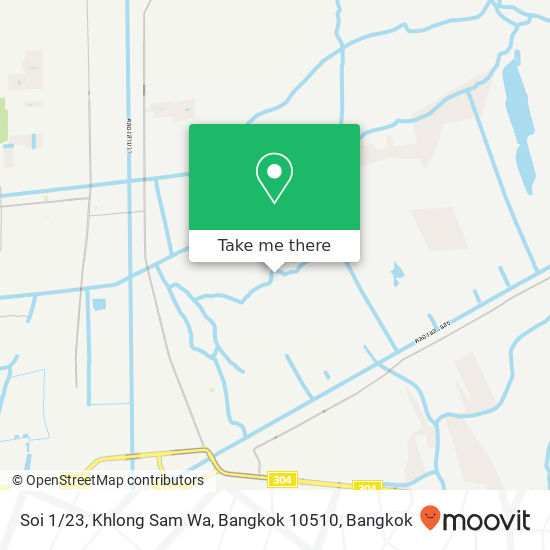 Soi 1 / 23, Khlong Sam Wa, Bangkok 10510 map