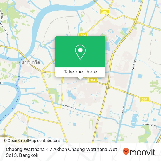 Chaeng Watthana 4 / Akhan Chaeng Watthana Wet Soi 3 map