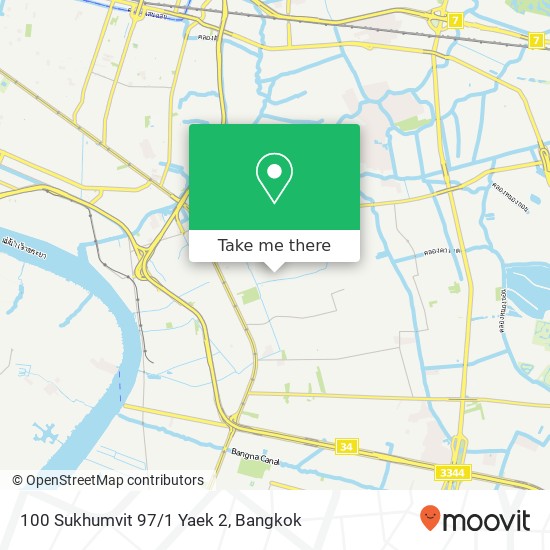 100 Sukhumvit 97/1 Yaek 2 map