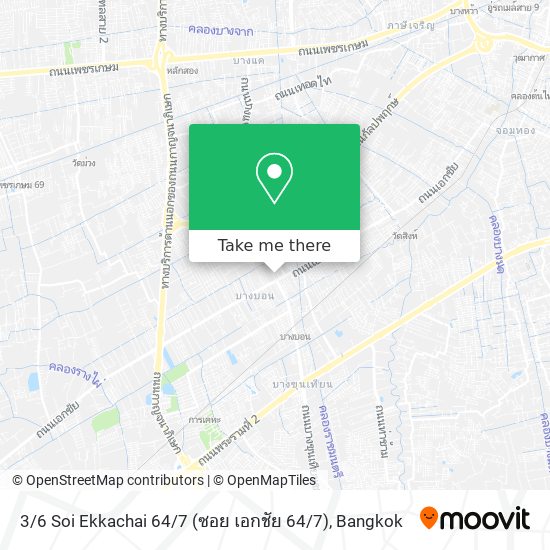 3 / 6 Soi Ekkachai 64 / 7 (ซอย เอกชัย 64 / 7) map