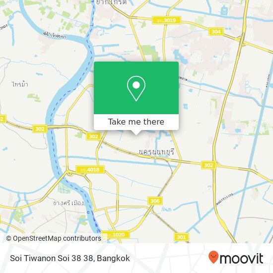 Soi Tiwanon Soi 38 38 map