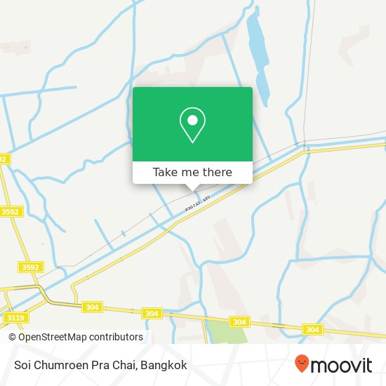 Soi Chumroen Pra Chai map