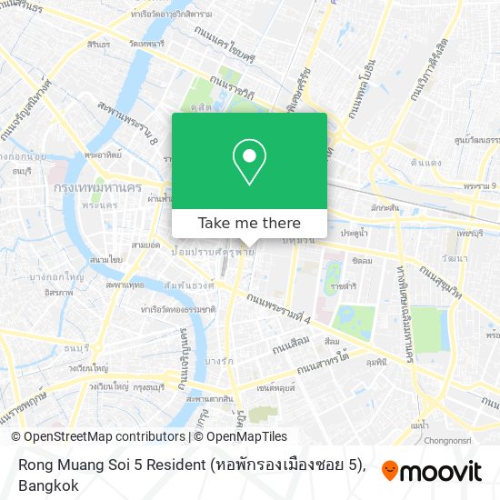 Rong Muang Soi 5 Resident (หอพักรองเมืองซอย 5) map