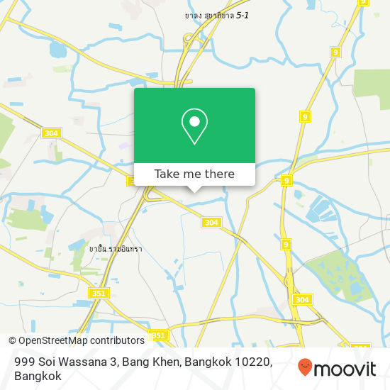 999 Soi Wassana 3, Bang Khen, Bangkok 10220 map