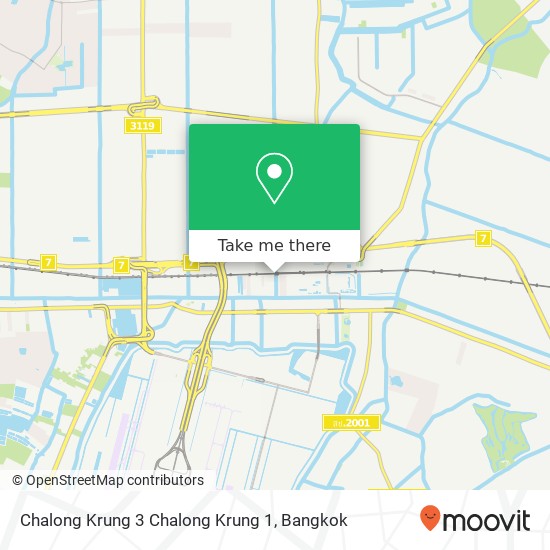Chalong Krung 3 Chalong Krung 1 map