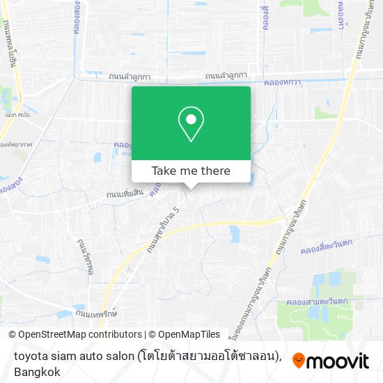 toyota siam auto salon (โตโยต้าสยามออโต้ซาลอน) map