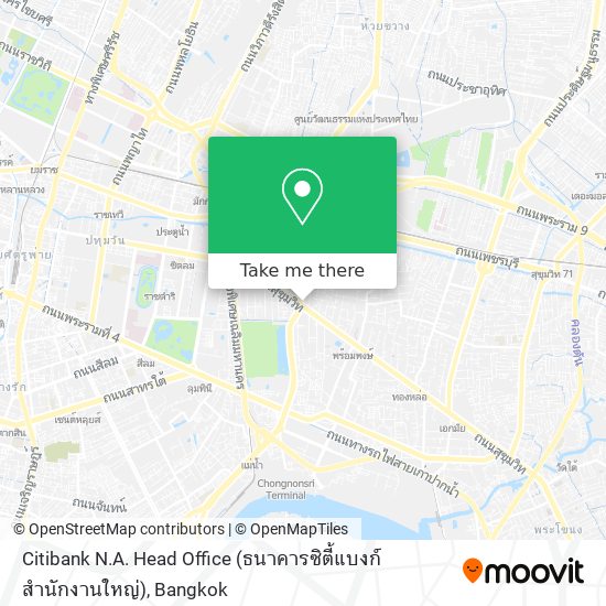 Citibank N.A. Head Office (ธนาคารซิตี้แบงก์ สำนักงานใหญ่) map