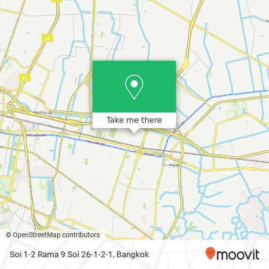Soi 1-2 Rama 9 Soi 26-1-2-1 map