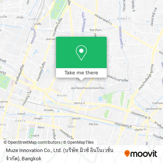 Muze Innovation Co., Ltd. (บริษัท มิวซ์ อินโนเวชั่น จำกัด) map
