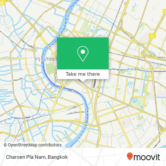 Charoen Pla Nam map