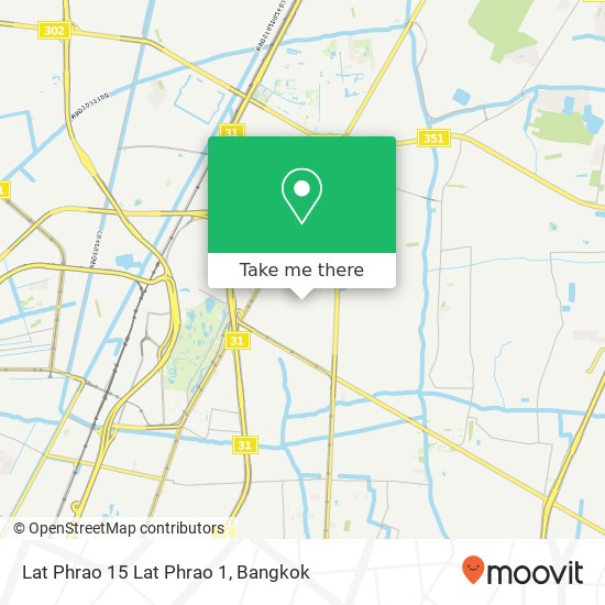 Lat Phrao 15 Lat Phrao 1 map