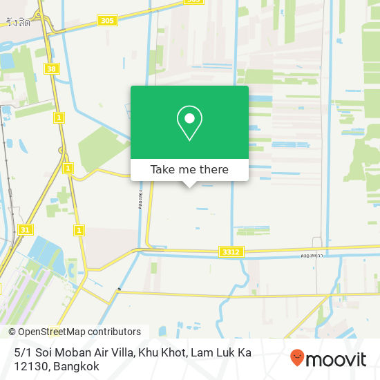 5 / 1 Soi Moban Air Villa, Khu Khot, Lam Luk Ka 12130 map