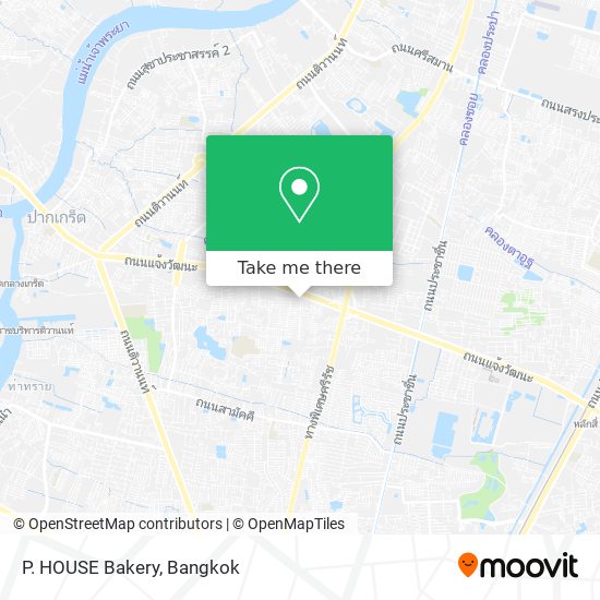 P. HOUSE Bakery map
