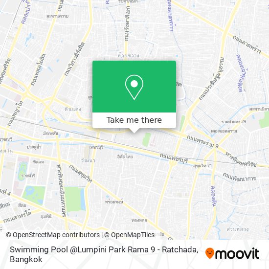 Swimming Pool @Lumpini Park Rama 9 - Ratchada map
