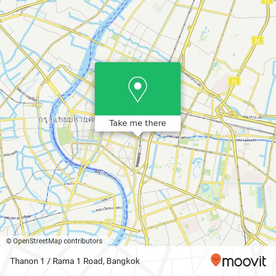Thanon 1 / Rama 1 Road map