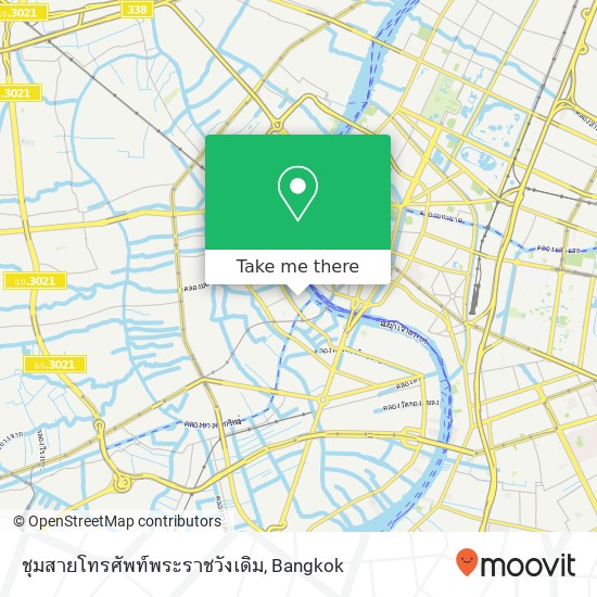 ชุมสายโทรศัพท์พระราชวังเดิม map