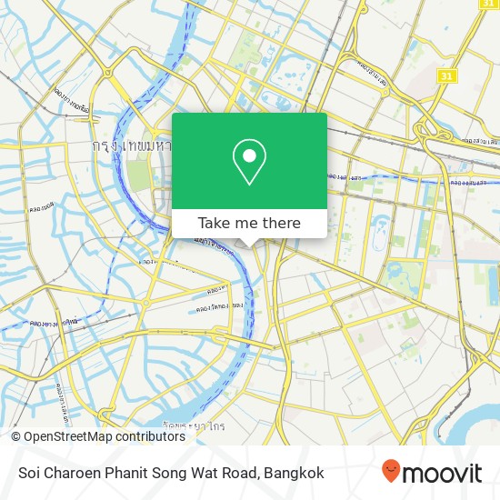 Soi Charoen Phanit Song Wat Road map